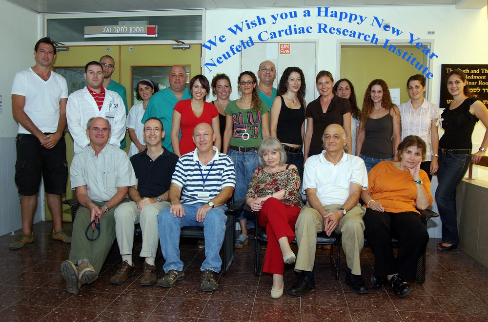 the lab staff in a group picture