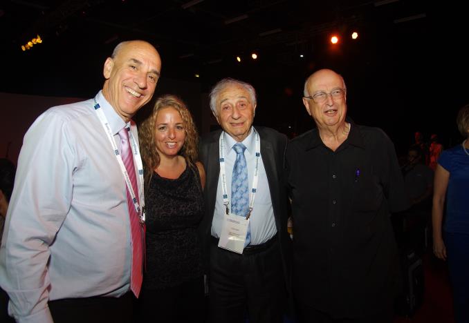 Prof and Mrs Noy with Mr Galil and Prof Belkin