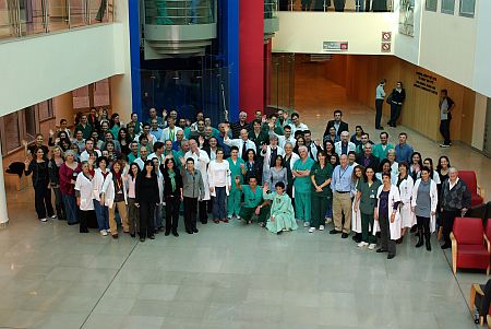 a group picture of the medical and office staff of the heart centre